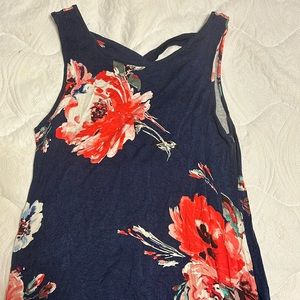 Long, high-low dress, size small, knit, fun back.